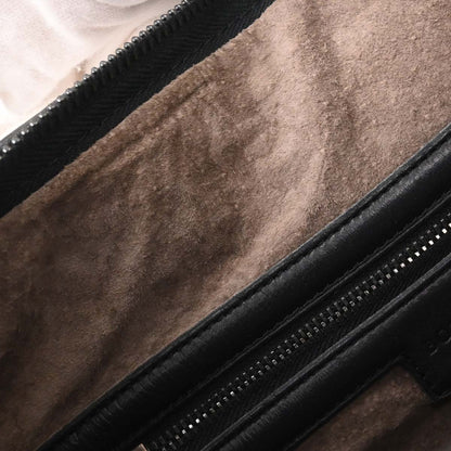 Bottega Veneta Black Lambskin Intrecciato Hobo Handbag