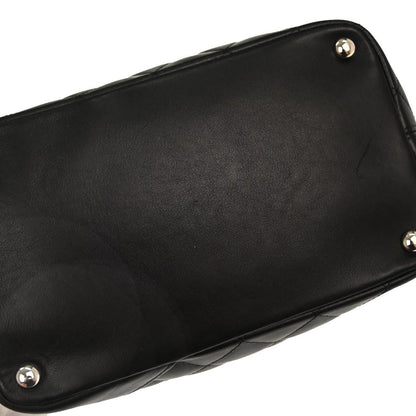 Chanel Black Calfskin Cambon Ligne Tote Handbag