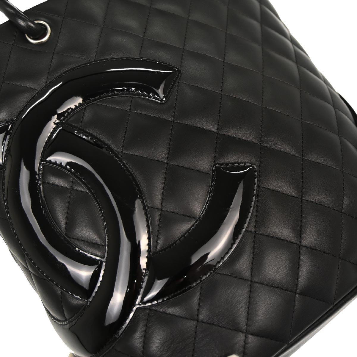 Chanel Black Calfskin Cambon Ligne Tote Handbag