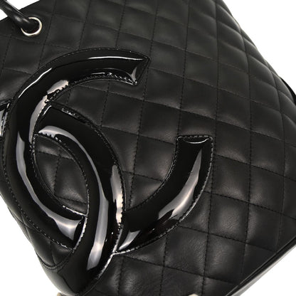 Chanel Black Calfskin Cambon Ligne Tote Handbag