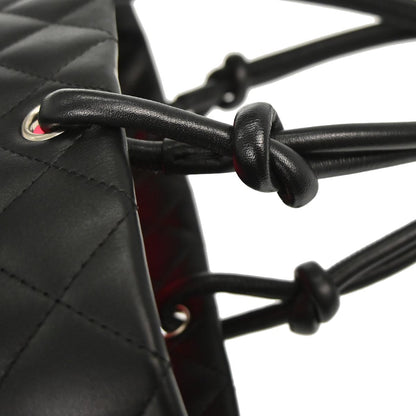 Chanel Black Calfskin Cambon Ligne Tote Handbag
