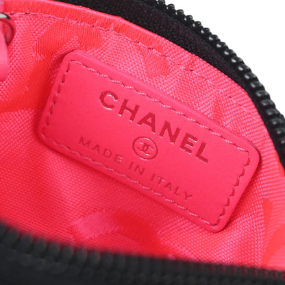 Chanel 2012 Black Calfskin Cambon Ligne Pouch Bag Charm