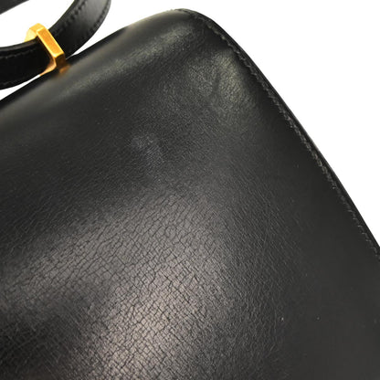 Hermes Black Box Calf Shoulder Bag