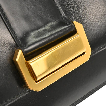 Hermes Black Box Calf Shoulder Bag