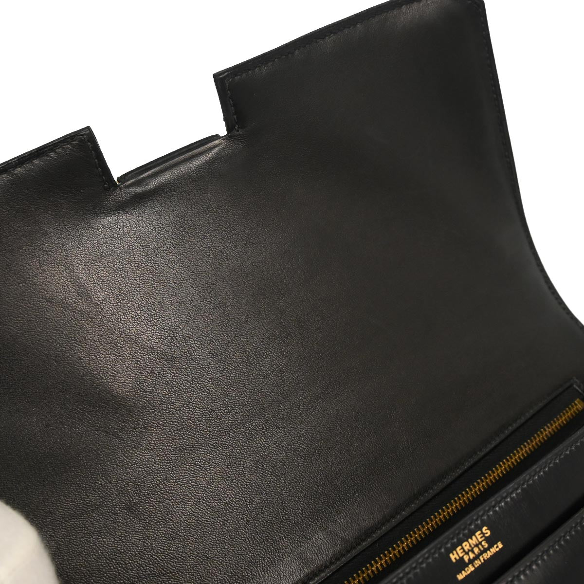 Hermes Black Box Calf Shoulder Bag