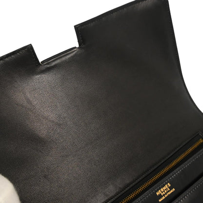 Hermes Black Box Calf Shoulder Bag