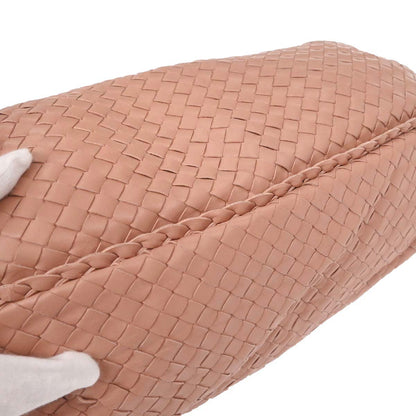 Bottega Veneta Pink Beige Lambskin Intrecciato Hobo Handbag