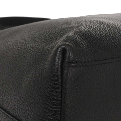 Gucci Black Leather Bamboo Tassel Tote 2way Shoulder Handbag