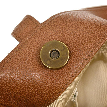 Chanel Brown Caviar Skin Tote Handbag