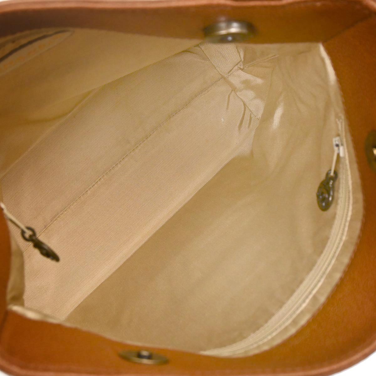 Chanel Brown Caviar Skin Tote Handbag