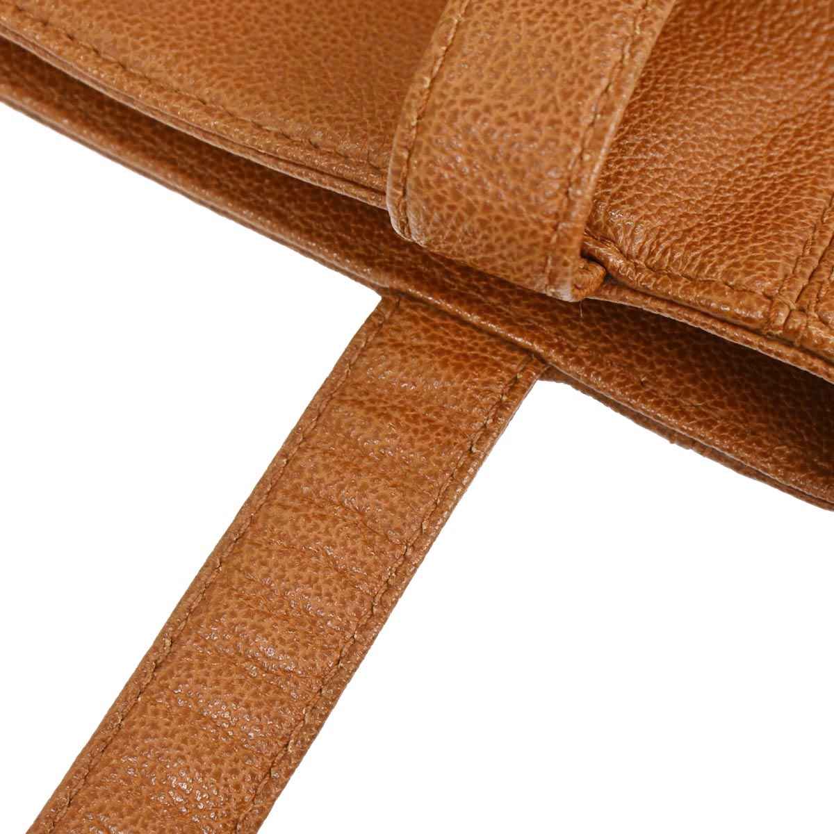 Chanel Brown Caviar Skin Tote Handbag