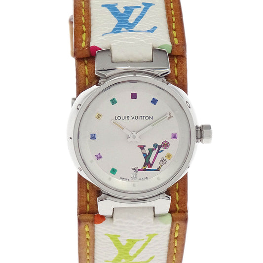 Louis Vuitton Monogram Multicolor Takashi Murakami Q12130 Tambour Watch