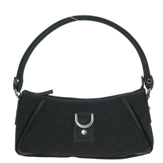 Gucci Black Abbey D-ring GG Handbag