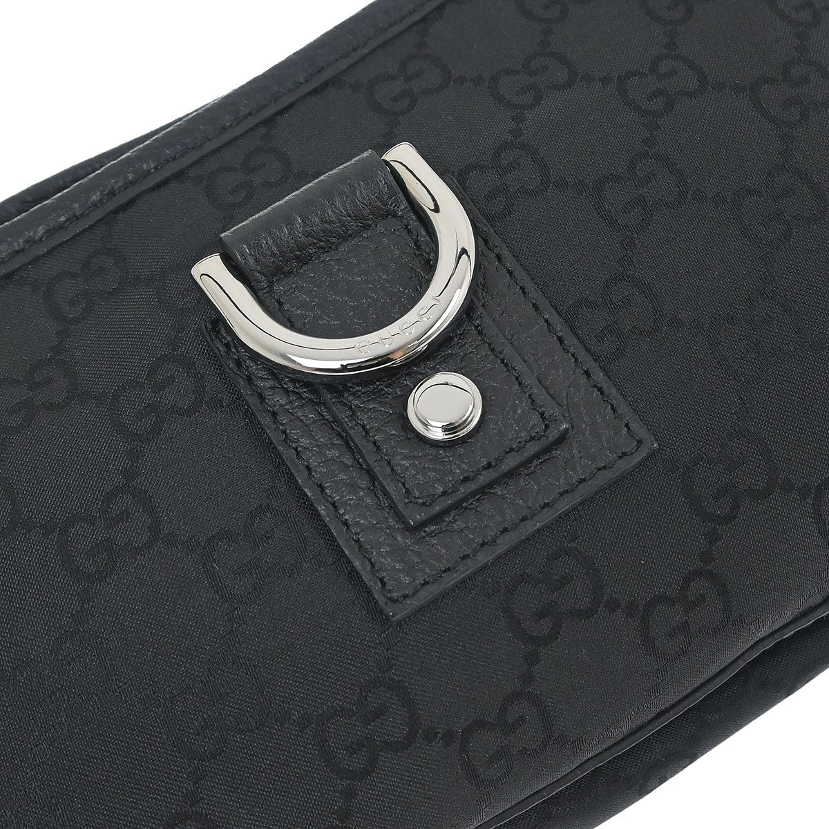 Gucci Black Abbey D-ring GG Handbag