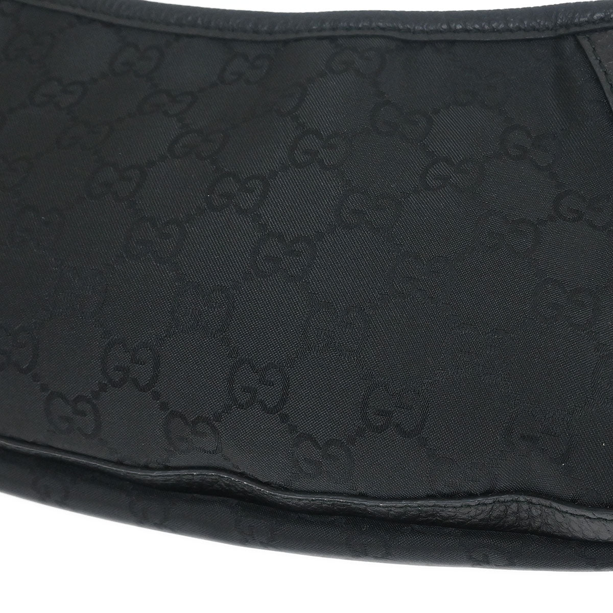Gucci Black Abbey D-ring GG Handbag