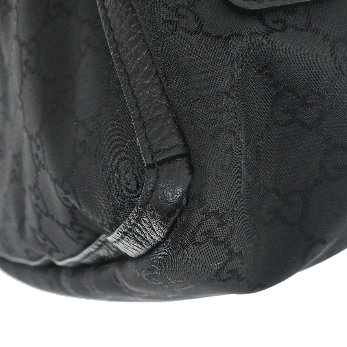 Gucci Black Abbey D-ring GG Handbag