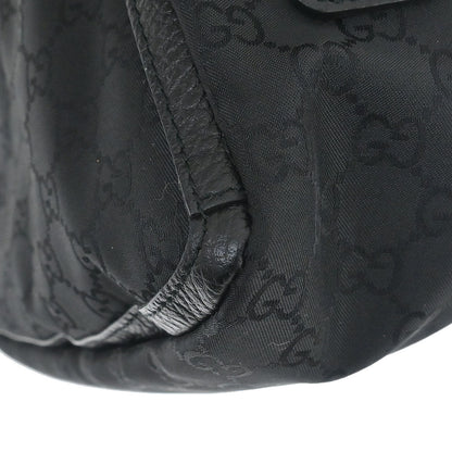 Gucci Black Abbey D-ring GG Handbag
