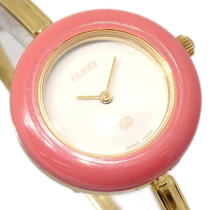 Gucci 11/12 Change Bezel Chameleon Quartz Watch SS