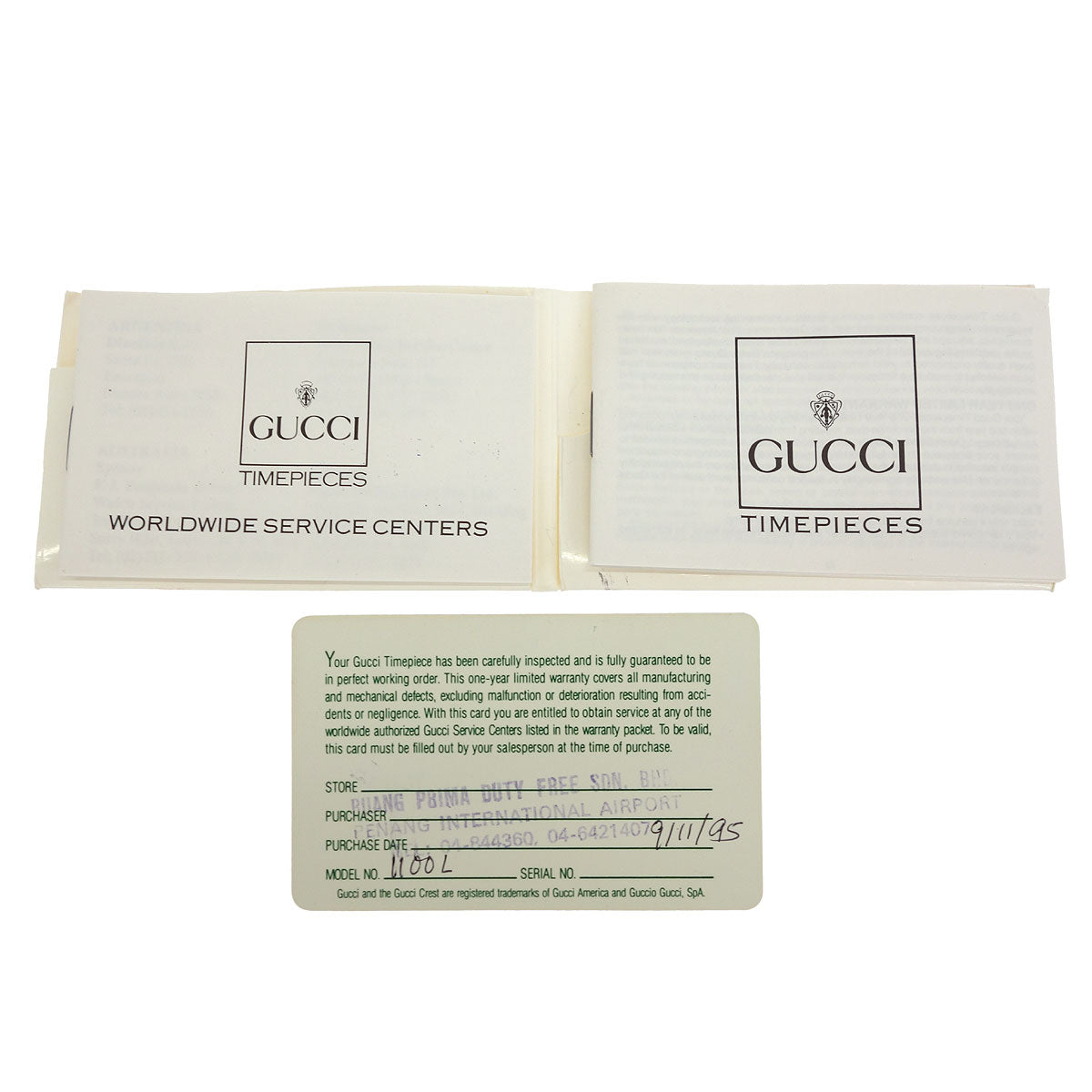 Gucci 11/12.2 Change Bezel Chameleon Quartz Watch SS #S