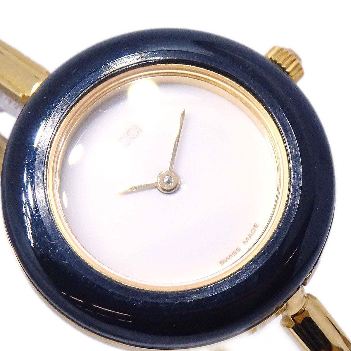 Gucci 11/12.2 Change Bezel Chameleon Quartz Watch SS #S