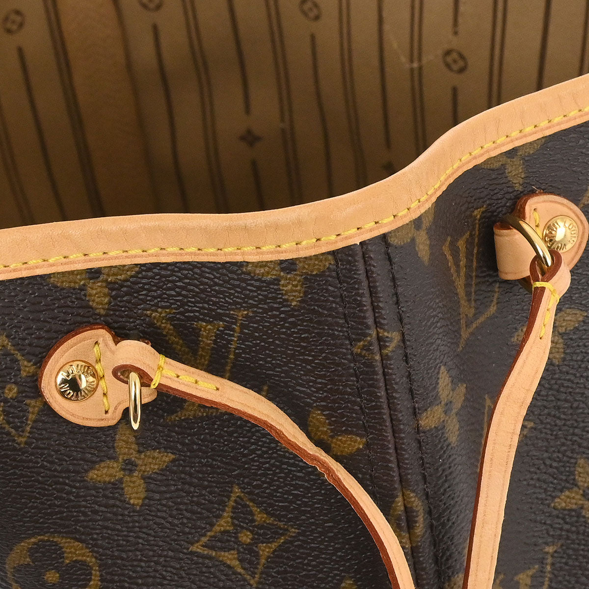 Louis Vuitton Monogram Neverfull PM Tote Handbag M40155