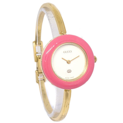 Gucci 11/12 Change Bezel Chameleon Quartz Watch SS