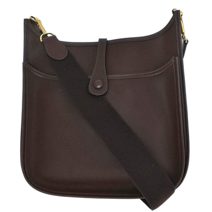 Hermes Havane Epsom Evelyne 2 29 PM Shoulder Bag