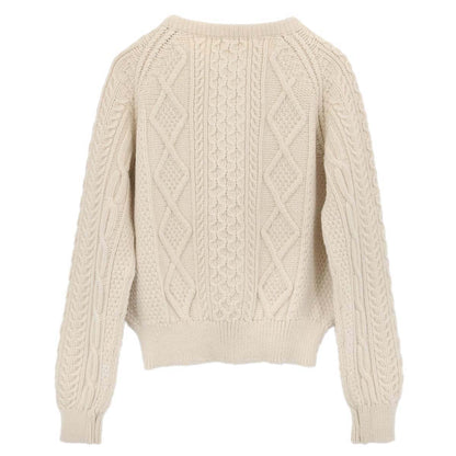 Chanel 1996 Fisherman Cardigan White #44