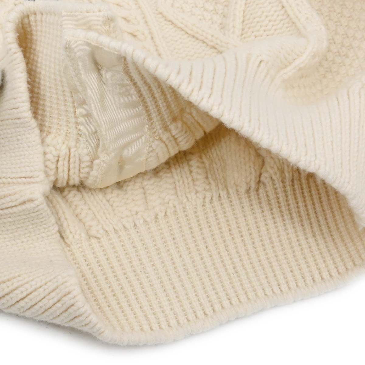 Chanel 1996 Fisherman Cardigan White #44