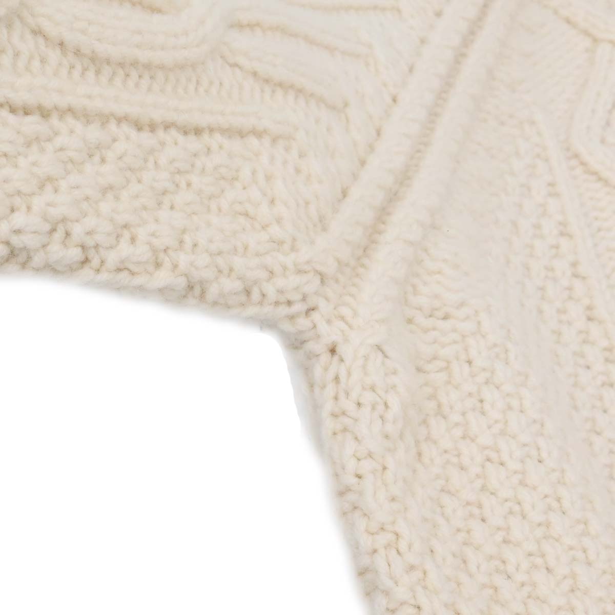 Chanel 1996 Fisherman Cardigan White #44