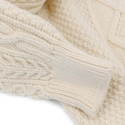 Chanel 1996 Fisherman Cardigan White #44