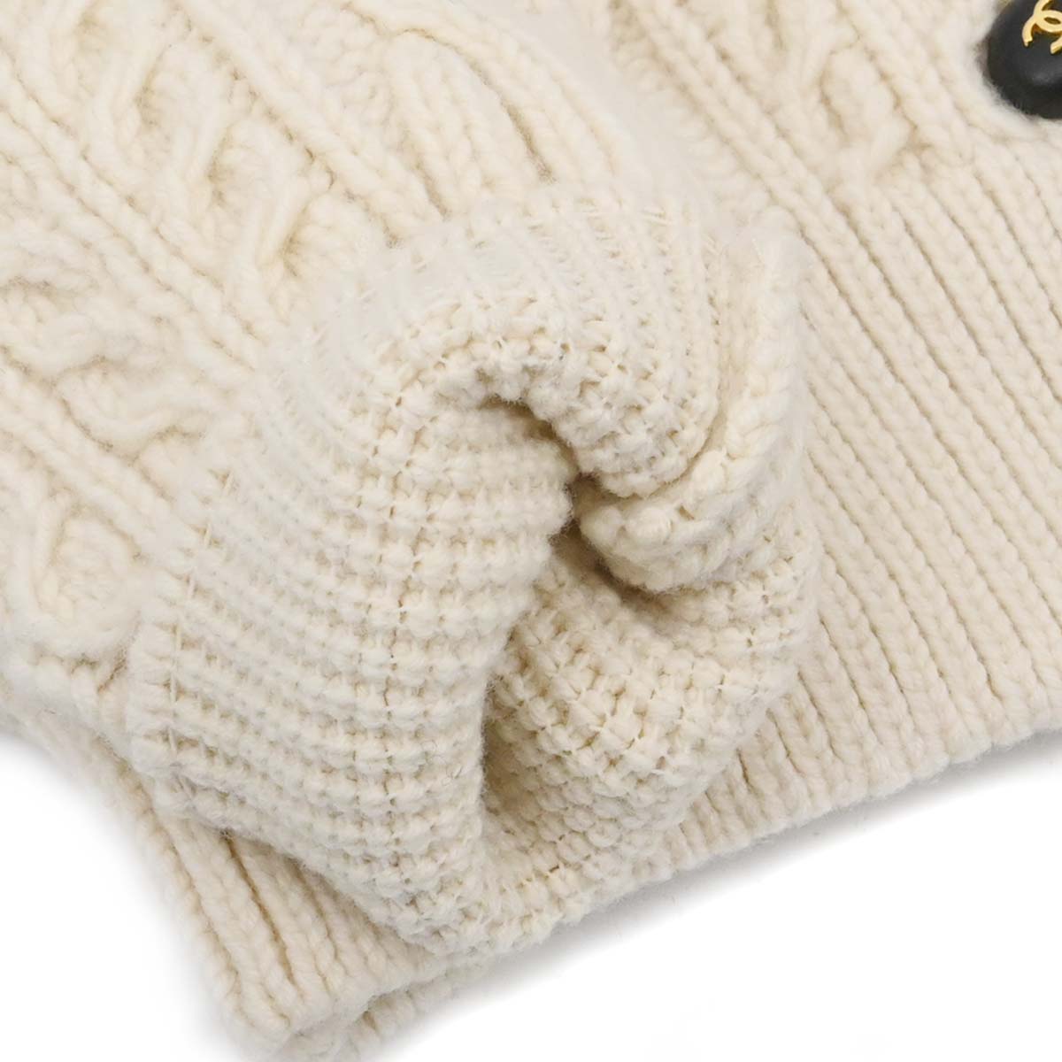 Chanel 1996 Fisherman Cardigan White #44