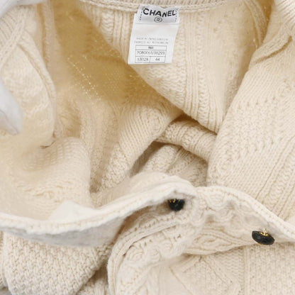 Chanel 1996 Fisherman Cardigan White #44