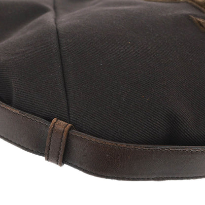 Yves Saint Laurent Brown Canvas Mombasa Medium Handbag