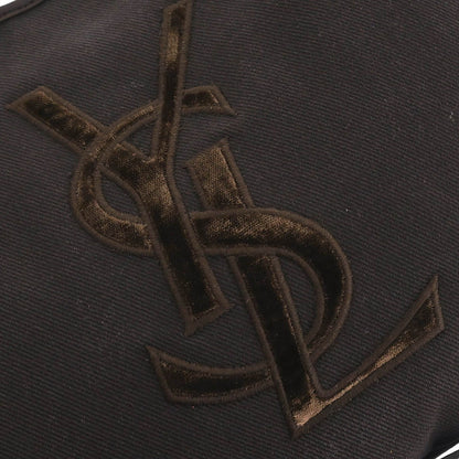 Yves Saint Laurent Brown Canvas Mombasa Medium Handbag