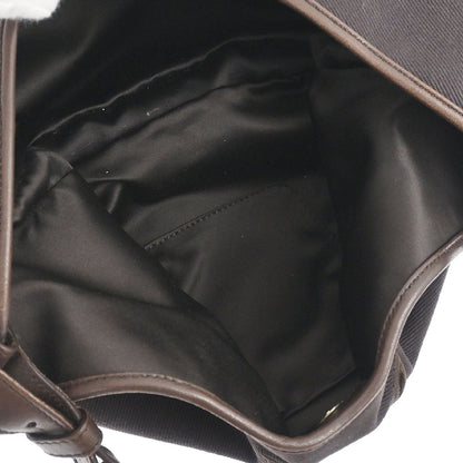 Yves Saint Laurent Brown Canvas Mombasa Medium Handbag