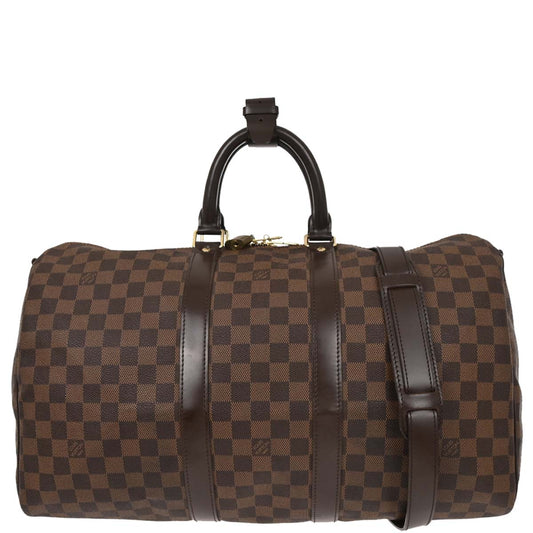 Louis Vuitton Damier Keepall Bandouliere 45 Duffle Bag N41428
