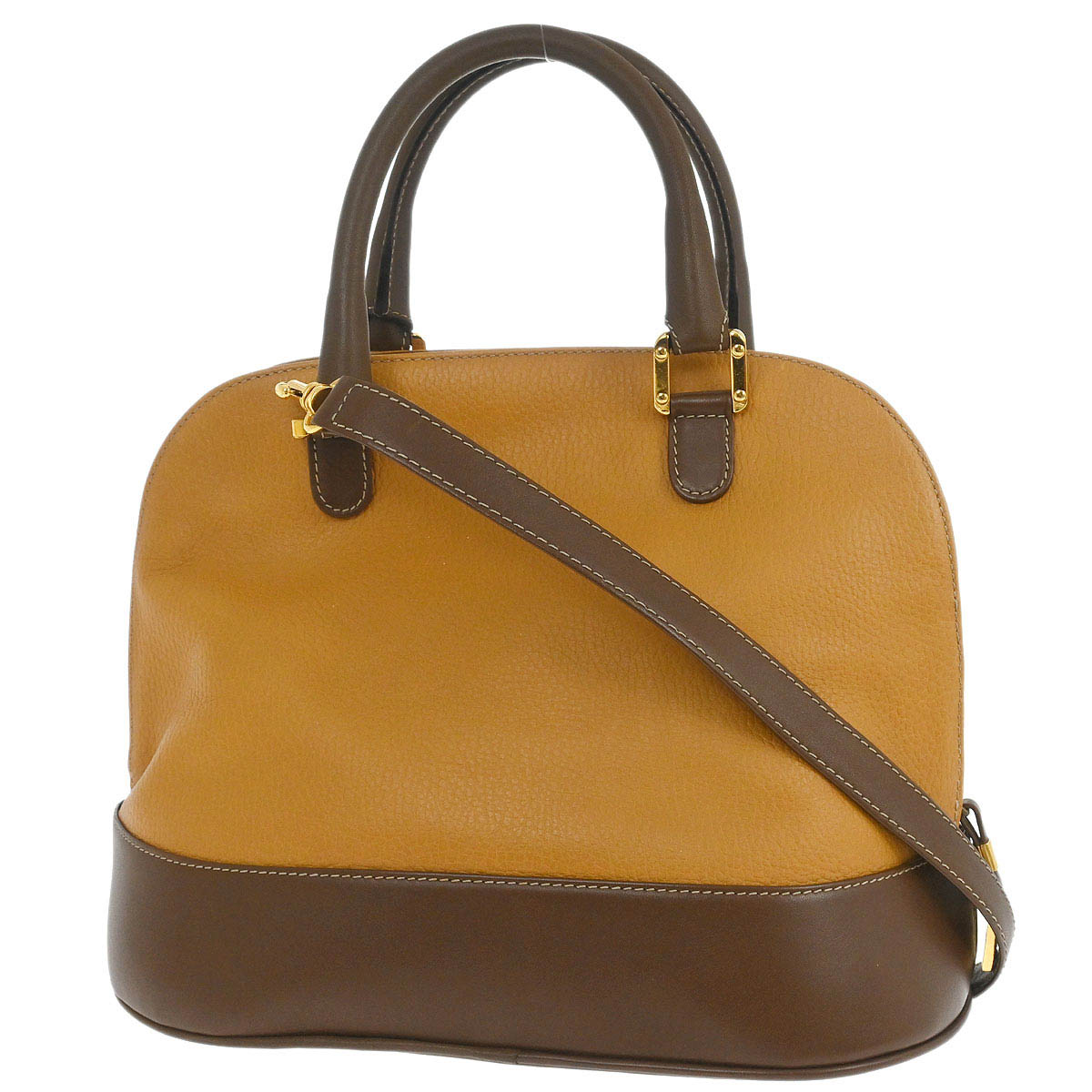 Loewe Brown Leather Anagram 2way Shoulder Handbag