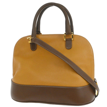 Loewe Brown Leather Anagram 2way Shoulder Handbag