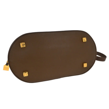 Loewe Brown Leather Anagram 2way Shoulder Handbag