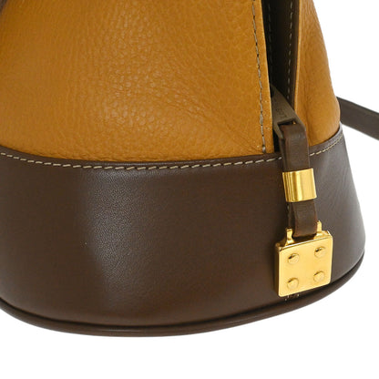 Loewe Brown Leather Anagram 2way Shoulder Handbag