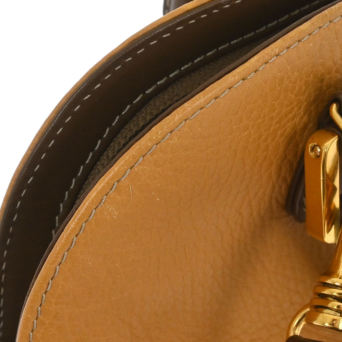 Loewe Brown Leather Anagram 2way Shoulder Handbag