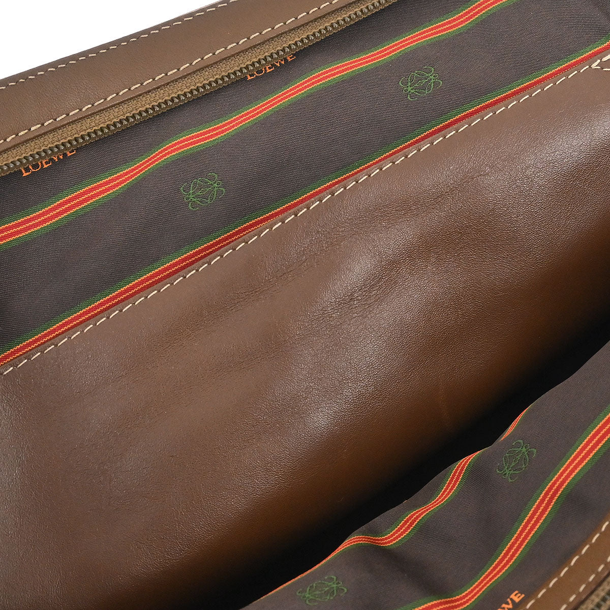 Loewe Brown Leather Anagram 2way Shoulder Handbag