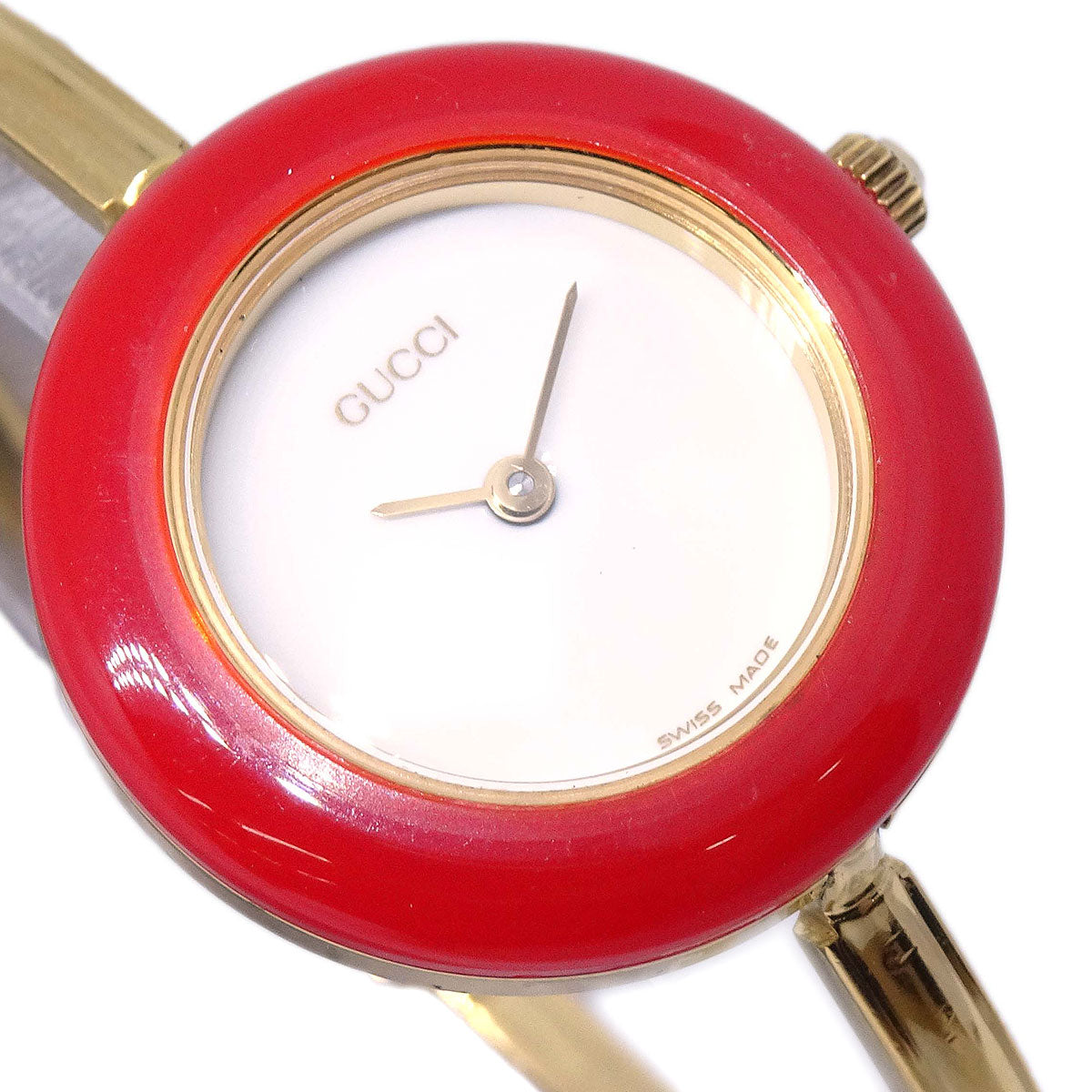 Gucci 11/12.2 Change Bezel Chameleon Quartz Watch SS