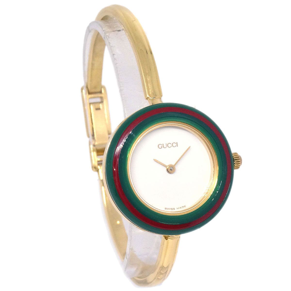 Gucci 11/12.2 Change Bezel Chameleon Quartz Watch SS