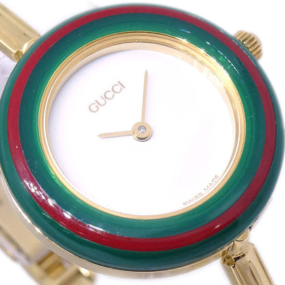 Gucci 11/12.2 Change Bezel Chameleon Quartz Watch SS