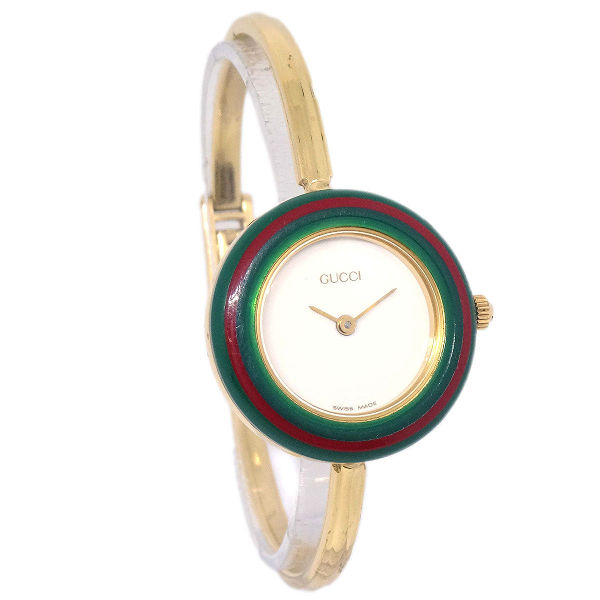 Gucci 11/12.2 Change Bezel Chameleon Quartz Watch SS