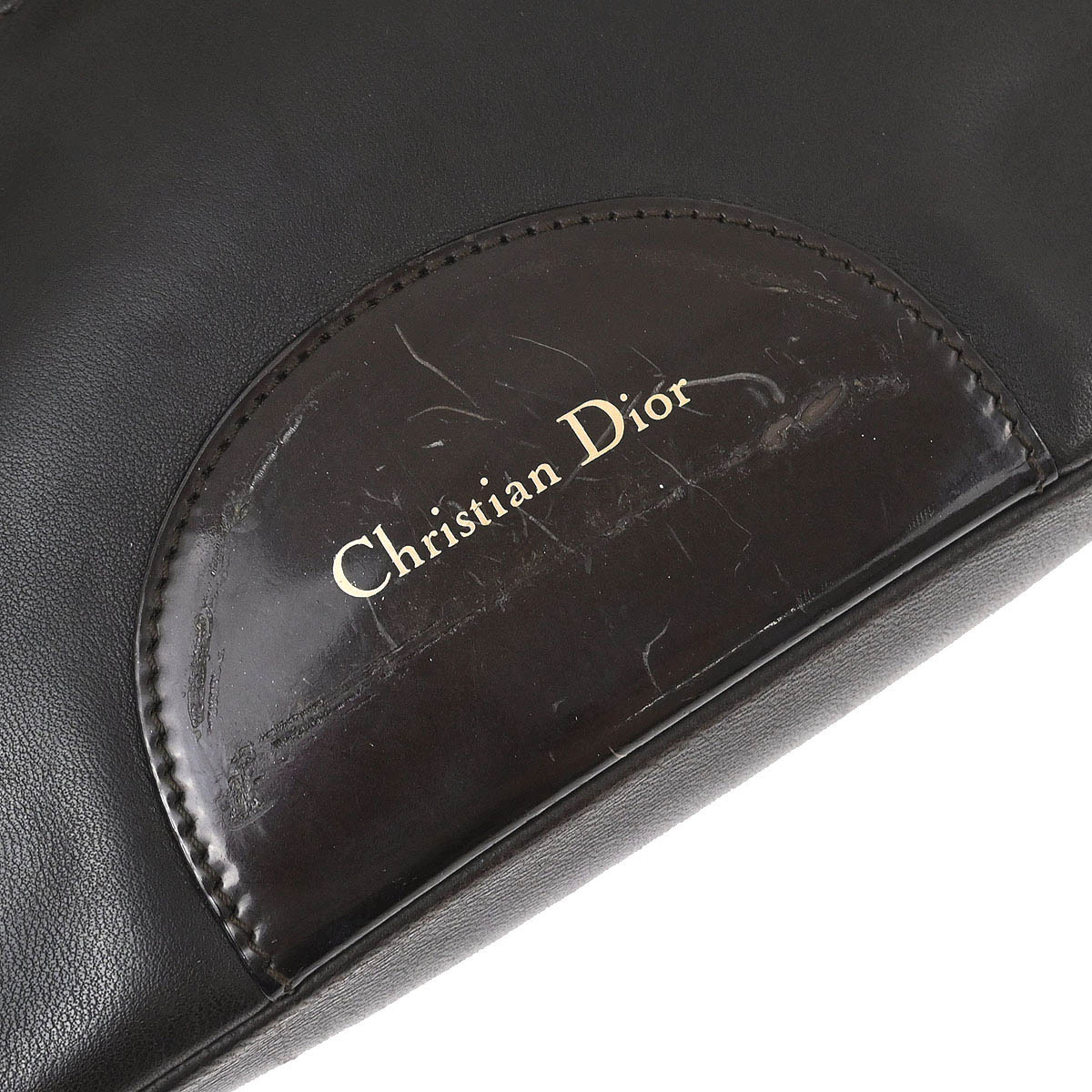 Christian Dior * Brown Fur Malice Handbag