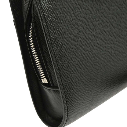 Louis Vuitton Black Taiga Baikal Clutch Bag M30182