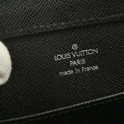 Louis Vuitton Black Taiga Baikal Clutch Bag M30182